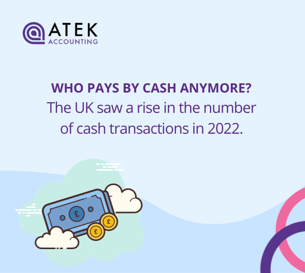 Number of Cash Transactions Rises for First Time in a Decade | Atek Accounting