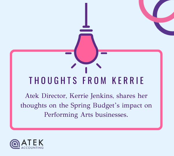 Spring Budget 2024: Impact on Performing Arts Businesses | Atek Accounting