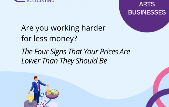 Performing Arts Business: Four Signs That Your Pricing Is Too Low | Atek Accounting